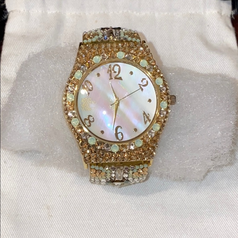 Jimmy Crystal New York Swarovski Crystal Watch
